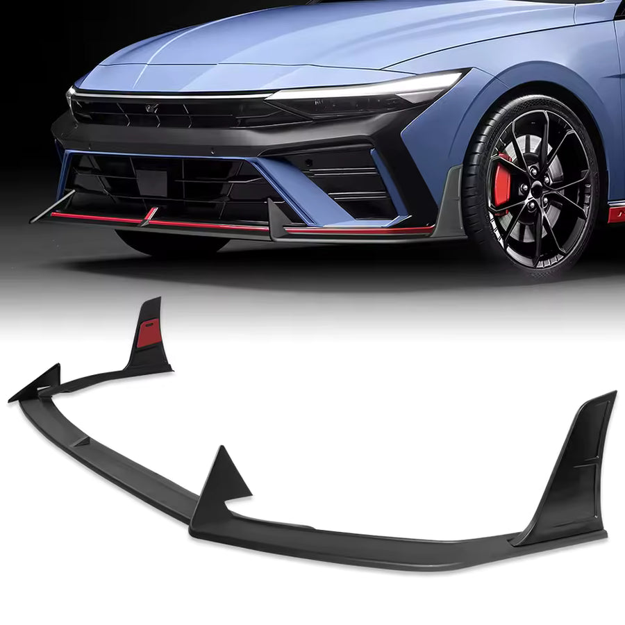 Elantra N / N-Line Front Bumper Lip Kit (2024–2026) | 5-Piece STP Style
