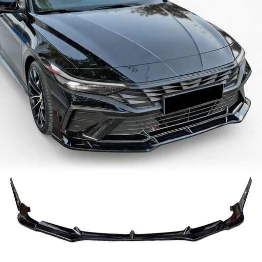 Elantra Base Front Bumper Lip Kit (2024+) | 5-Piece Spoiler