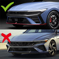 Elantra N / N-Line Front Bumper Lip Kit (2024–2026) | 5-Piece STP Style