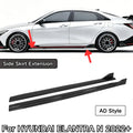 Hyundai Elantra N Side Skirts / Rocker Panel Extensions (2024–2026)